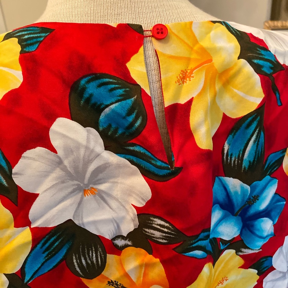Vintage Hawaiian Evan Picone plus size top size 22 - Picture 3 of 5
